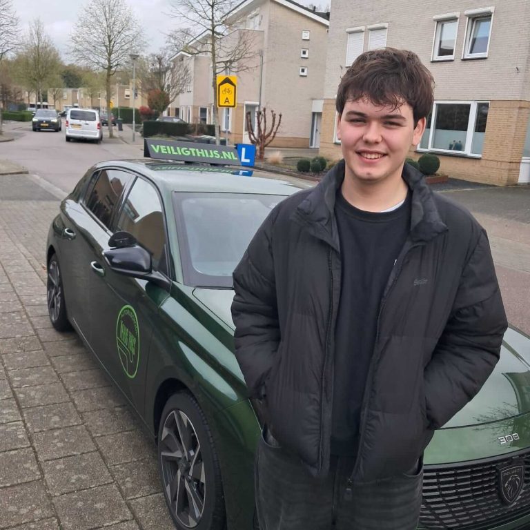 Kris Claassen, geslaagd bij Veilig Thijs